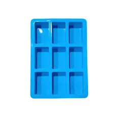 Forma Silicone Retangular 9 Cavidades