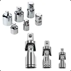 Jogo Adaptadores Juntas Soquete Universal Articulado 9 Unds