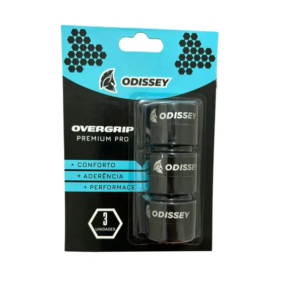 Overgrip Kit 3 Unidades Raquete Beach Tennis Padel Tênis