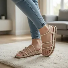 Sandália Feminina Rasteira Papete Chinelo Birken Confortável Brilho Strass Tendencia Moda Social