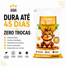Areia Biodegradavel Biofina Trono de Gato