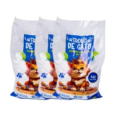 Kit 3 Areias Trono de Gato Tradicional - Mineral Dolamita