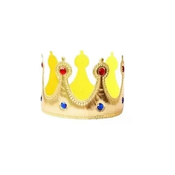 Coroa Rei Pequeno Principe Tecido Flexivel Cosplay Fantasia