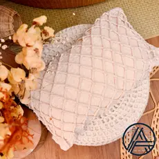 Capa de Almofada Retangular Baguete Casinha de Abelha