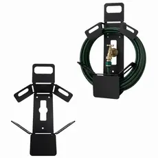 Suporte De Mangueira Profissional Jardim Preto Universal