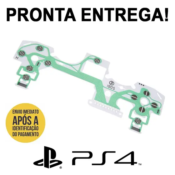 Película Condutiva Ps4 Controle Jds 050 Jdm 055 Pro Alps Nova!