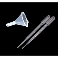 Pipeta 3ml ou Mini Funil de Plástico Transparente Para Transferência de Perfume Decant