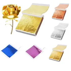 Folha de Ouro 20,30,50,100 - 9cm x 9cm Folha de Ouro Para Decoração Artesanato