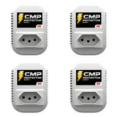 Kit 4 Protetores De Surto Eletrico Geladeira,tvs Tomada 3pinos 10a e 20a