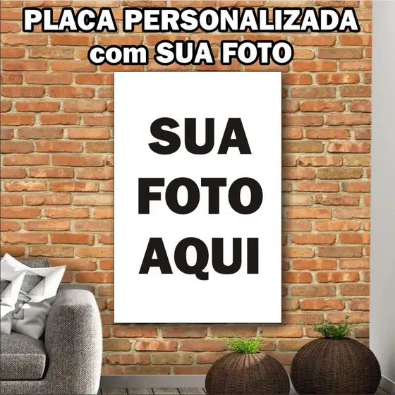 PLACA decorativa personalizado Quadro quadrinhos com sua foto ou imagem- Crie com Sua Imagem - casal  presente, namorado