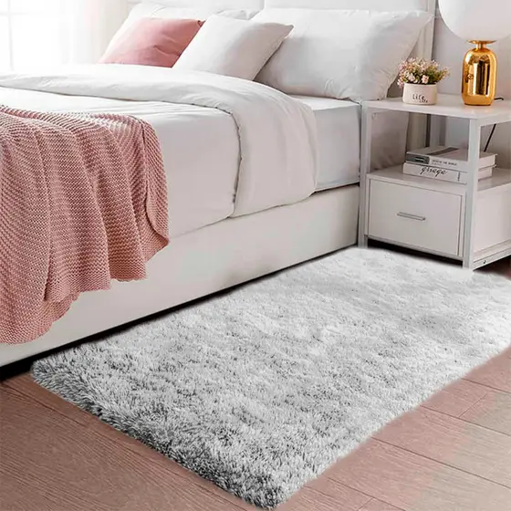 Passadeira Quarto Cozinha Peludo 1x0,55 Confortável