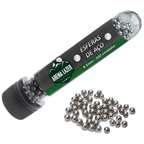 Esferas de Aço 4.5mm 1000un Pist C11 C12 W301 Wingun