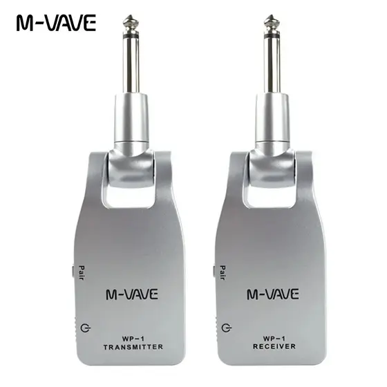 M-VAVE WP-1 2.4G Guitarra Transmissor sem fio Receptor Ferramentas Bateria embutida para guitarra Baixo Captador Peças