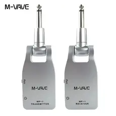 M-VAVE WP-1 2.4G Guitarra Transmissor sem fio Receptor Ferramentas Bateria embutida para guitarra Baixo Captador Peças
