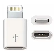 1x Adaptador Conversor OTG Micro Usb V8 Para Lightning iphone Cor Enviada Aleatoriamente