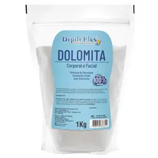Talco Dolomita Corporal e Facial  para Depilação e Cuidados para a Pele Depile Plus