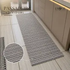 Tapete Passadeira Longa Algodão Corredor Cozinha macio Lavável grosso durável sala beira cama