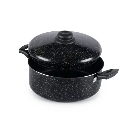 Panela Caçarola Antiaderente Com Tampa 24Cm 4L Nacional