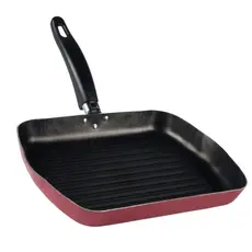 Frigideira Bifeteira Grill Antiaderente 28Cm Cereja Nacional