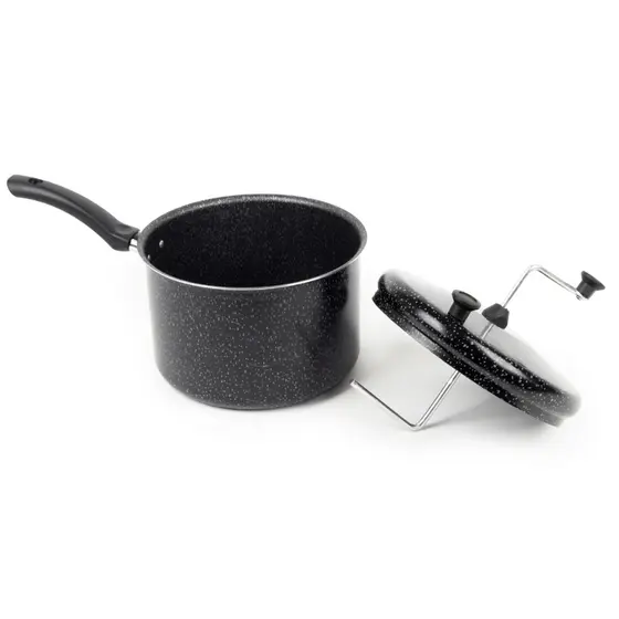 Pipoqueira Antiaderente 20Cm 4L Preto Nacional