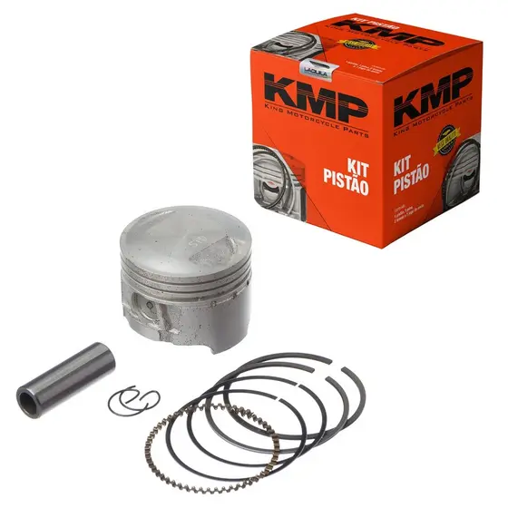 Pistão C/ Anéis Kmp Honda Titan 125/ Fan 125