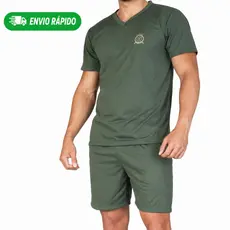 Pijama Masculino de Calor em malha Premium Conjunto de verão