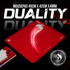 Mousepad Gamer Quadrado 49x42 Profissional Microtexturizado Qualidade Premium Estilo Japonês Clean Design Duality Ozzix