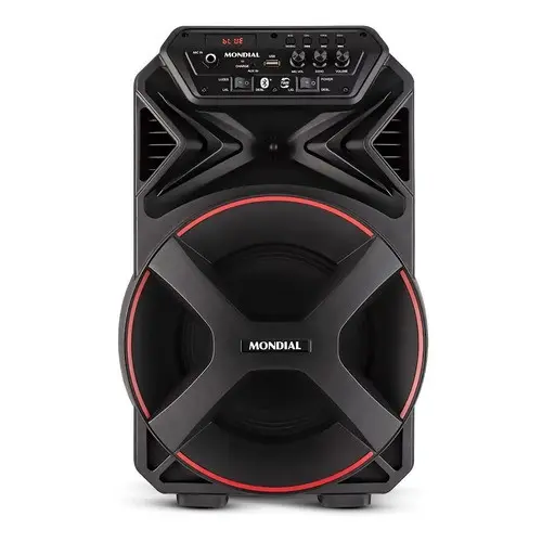 Caixa de Som Amplificada Connect Partyplus Mondial CM250 Loi