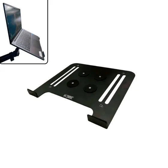 Suporte Notebook Bandeja Para Suportes de Monitores ELG, Evolut, Genérico etc; Aço 13-17 Polegadas