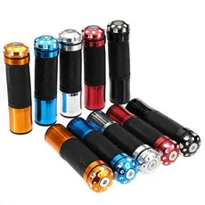 Par de Manopla Punho Moto Esportiva De Alumínio Modelo Universal - Diversas Cores