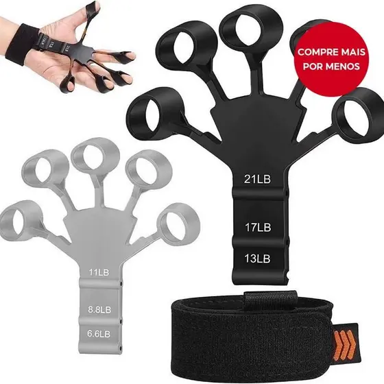 1/2 EXERCITADOR flexor aparelho fisioterapia para mãos antebraço Hand grip Intensificador de Dedo 13-21 LB