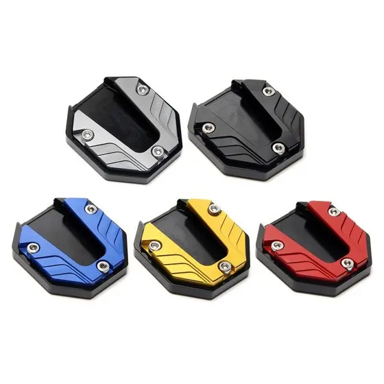 Universal Bike Kickstand Extensor De Pé Placa De Apoio Scootor Acessórios Para Motocicletas
