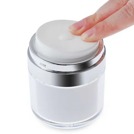 Frasco De Creme Gel Acrílico Pump Vazio Pressao Válvula Pote Unha Airless