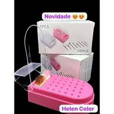 Porta Bits 2 Em 1 De Broca Leve Limpeza Escova Recipiente De Armazenamento