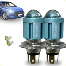 Kit de Farol de Led Lâmpada Carro H4 St-G301 Bombillo 6500k Farol Alto e Baixo Par Super Branca 12V