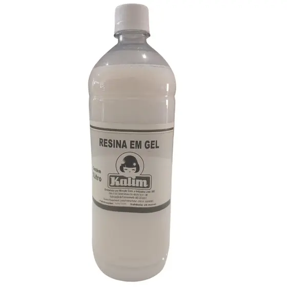 Resina Em Gel 1 Litro Ótima Para Encorpar Produtos Limpeza
