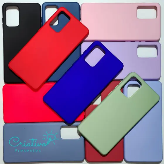 Capa Protetora Samsung Galaxy A72 Silicone com Interior Aveludado Macia TPU Premium