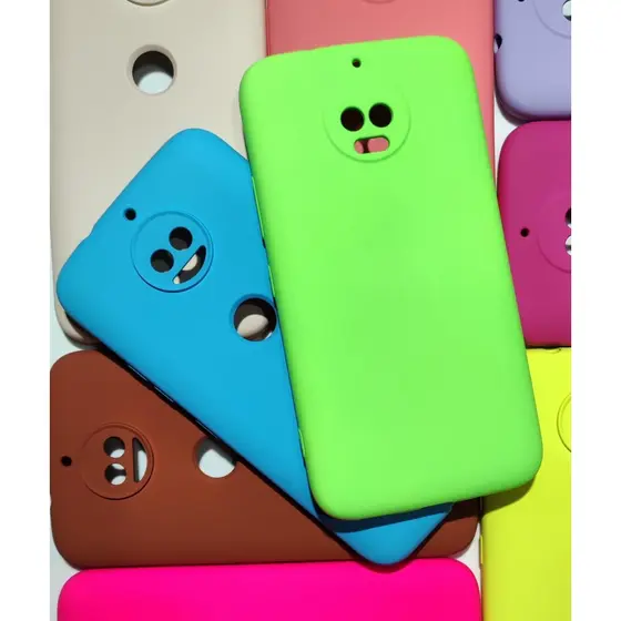 Capa Protetora G5S Plus Silicone com Proteção de Câmera Interior Aveludado Macia TPU Premium