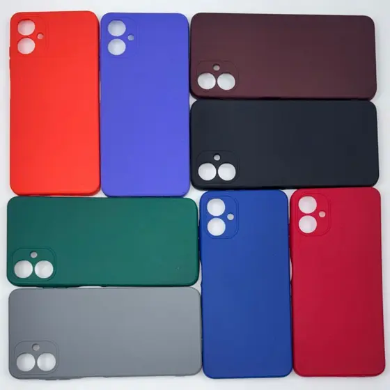 Case Capa para Samsung Galaxy A06 Silicone Proteção de Câmera Interior Aveludado Macia TPU Premium