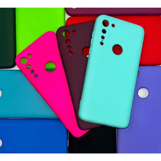 Capa de celular para Motorola G8 Power Silicone com Proteção de Câmera Interior Aveludado Macia TPU