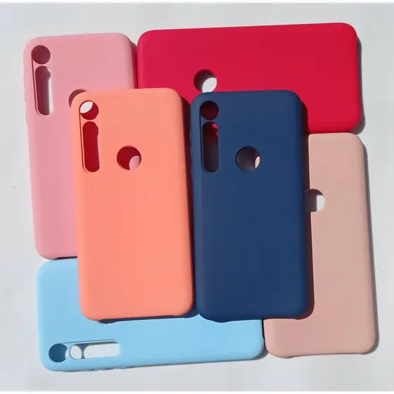 Capa para Motorola G8 Plus Silicone com Proteção de Câmera Interior Aveludado Macia TPU Premium