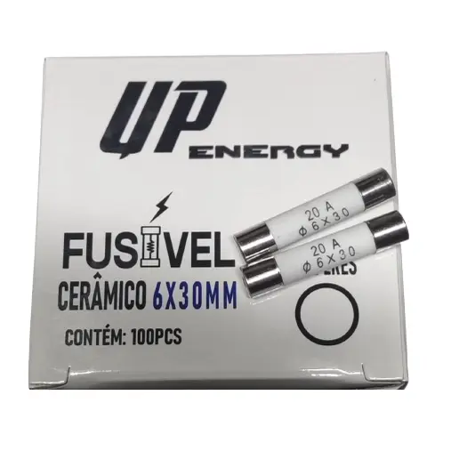 100 Pçs Fusível 20a Cerâmico Para Forno Microondas