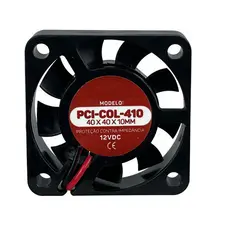 Ventilador Cooler Ventoinha 40x40x10mm 40mm 4cm 12v