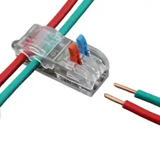01 Pç/03 Pçs/05 Pçs/08 Pçs Conector de Emenda Elétrica Snap Splice Lock 2 Fios