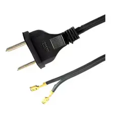10 Pçs Cabo Para Ferro De Passar Roupas 1,80mts 105° Preto