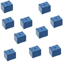 10 Peças Rele 12v 10a 5 Terminais NA / NF