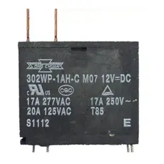 05 Peças Rele Microondas 12v 17a 250v M07 = M02