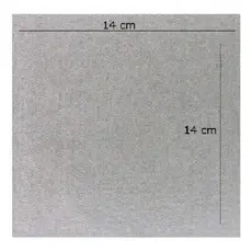 10 Pçs Tampa De Mica Para Microondas 14 X 14