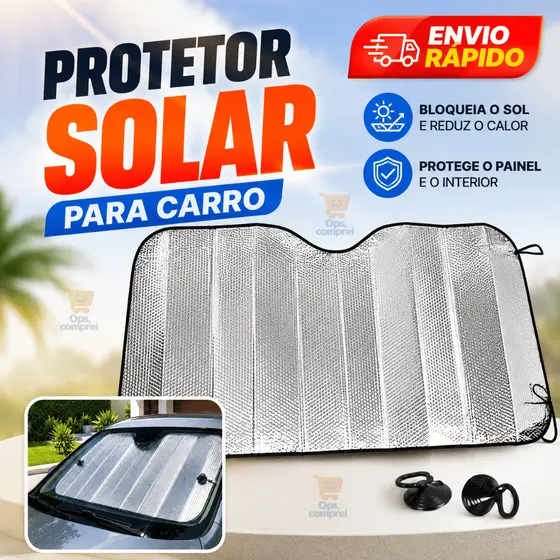 Protetor Solar Acessórios Carro Parabrisa Capa Uv Blackout Guarda Sol