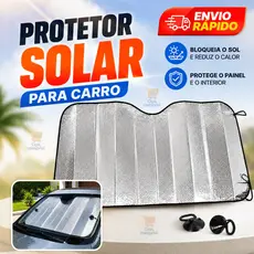 Protetor Solar Acessórios Carro Parabrisa Capa Uv Blackout Guarda Sol